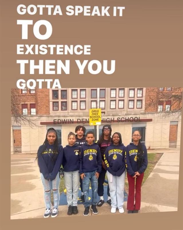 Molding Young Minds student leadership team